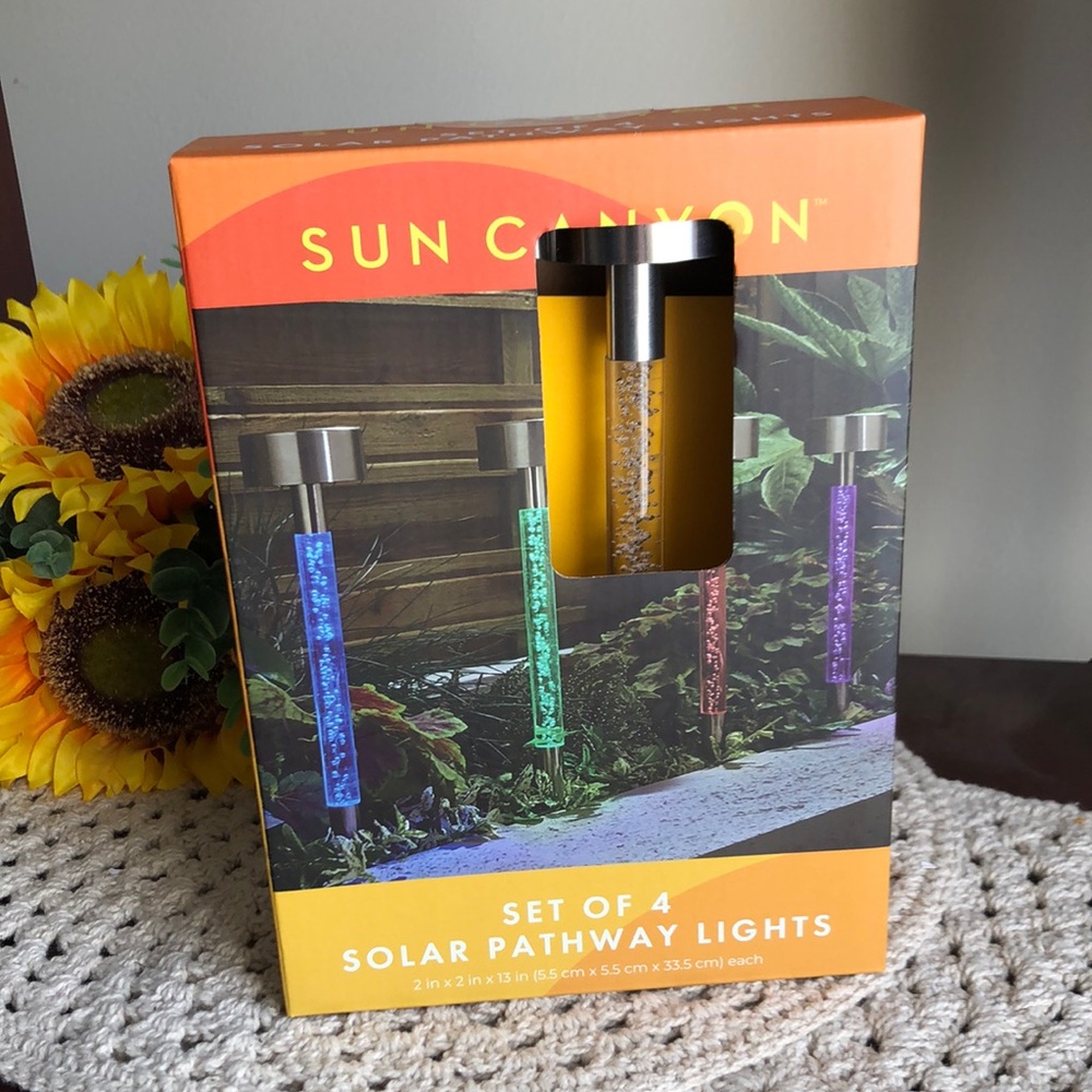 Sun Canyon Solar Pathway Lights